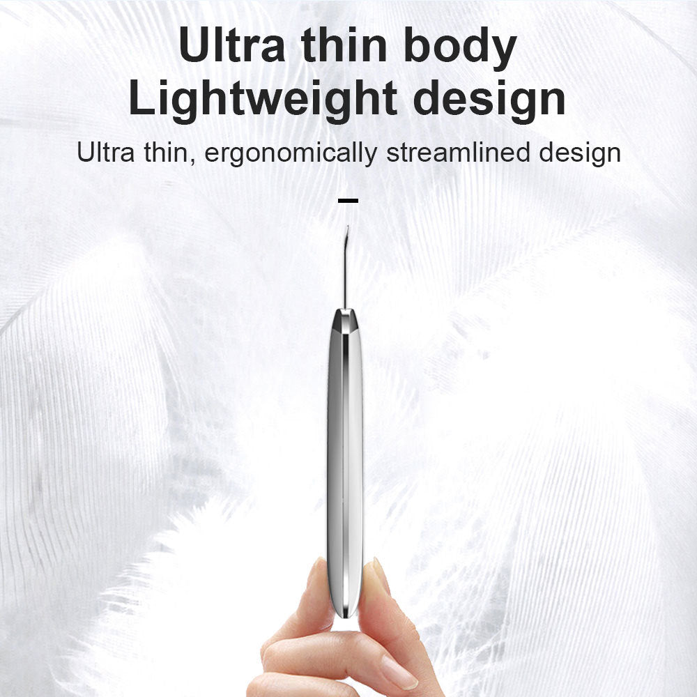 Electric Ultrasonic Skin Scrubber Face Spatula Home Ultrasonic Skin Scrubber Facial Cleaner Handheld Mini Derma Galvanica Tightening