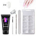 Crystal gel nail art kit quick model professional finish - Évoque Beauty