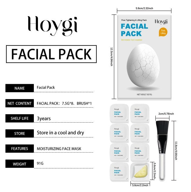 Full-face Care Smear Mask- An Exfoliating, Hydrating Mask That Improves Dullness, Gently Cleanses The Skin And Provides Skin Care.